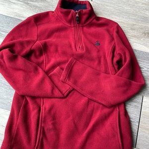 Brooks brothers quarter zip up in red. Great for golfing.